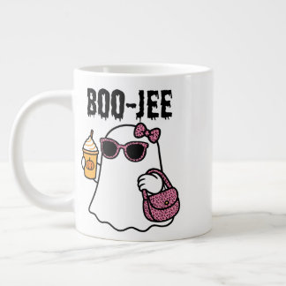 Caneca De Café Grande Tenha um Fantasma de Halloween Boo-jee