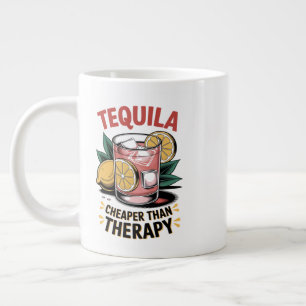 Caneca De Café Grande Tequila: Mais barato que a terapia