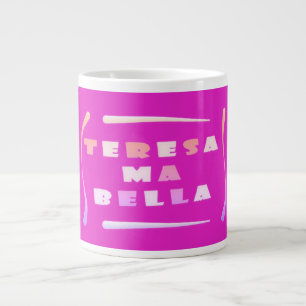 Caneca De Café Grande Teresa Bella fez para sua mistura de cores Coffee