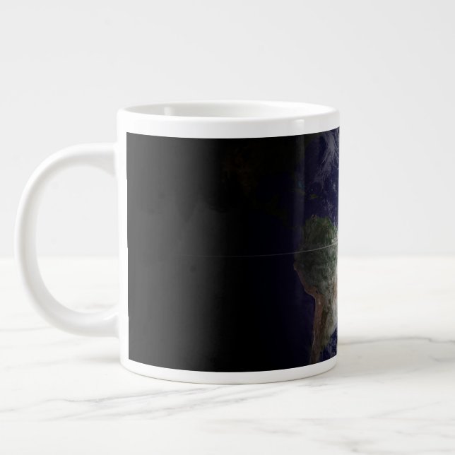 Caneca De Café Grande Terra No Equinócio. (Esquerda)