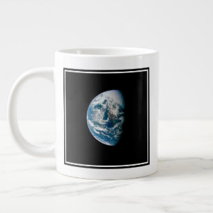 Caneca De Café Grande Terra Tirada Da Nave Espacial Apollo 13.