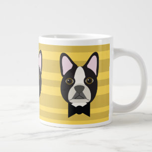 Caneca De Café Grande Terrier de Boston