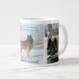 Caneca De Café Grande Tervuren mug com citações de vida