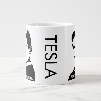 Caneca De Café Grande Tesla (De Boas-Vindas.)