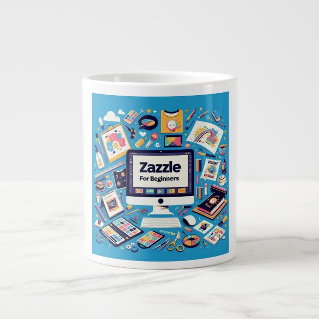 Caneca De Café Grande teste (Frente)