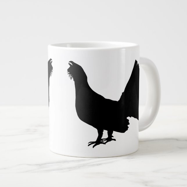 Caneca De Café Grande Tetrao urogallus (Frente Esquerda)
