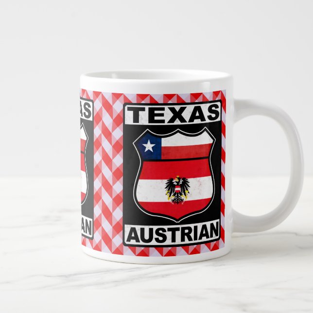 Caneca De Café Grande Texas Austrian American Mug (Direita)