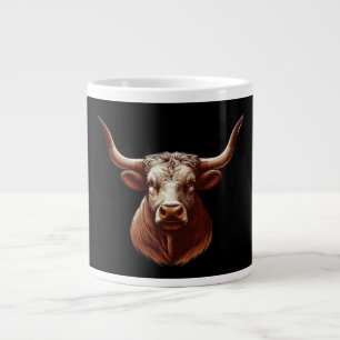 Caneca De Café Grande Texas Longhorn