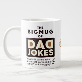 Caneca De Café Grande Texto Design do Pai legal