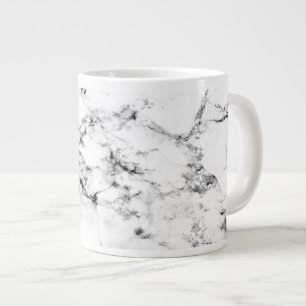 Caneca De Café Grande Textura de mármore