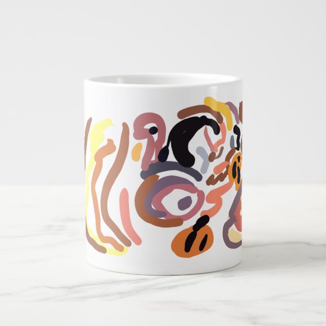 Caneca De Café Grande Thanksgiving autumn (Frente)