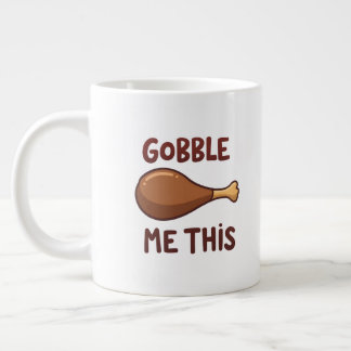 Caneca De Café Grande Thanksgiving Turkey Gift Funny