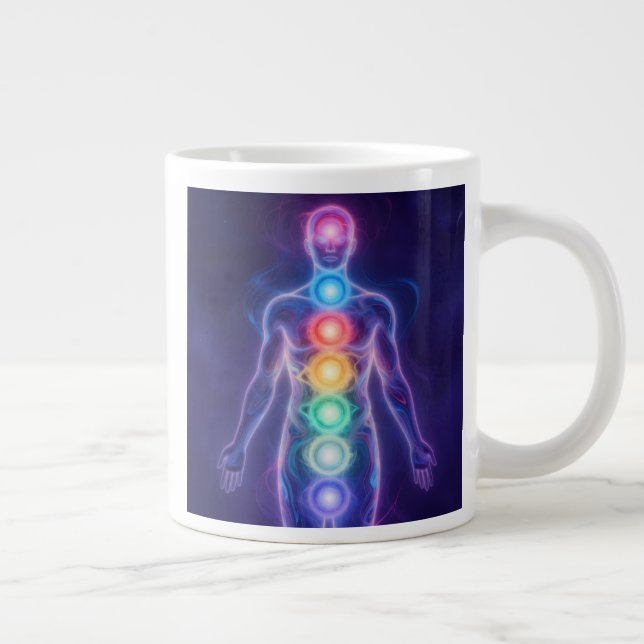 Caneca De Café Grande  The 7 Chakras (Direita)