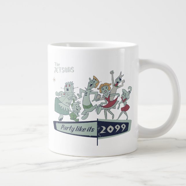 Caneca De Café Grande The Jetsons | Party Like It's 2099 (Direita)
