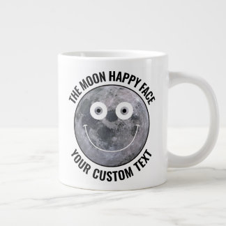 Caneca De Café Grande The Moon Happy Face Personalized Custom Giant Mug