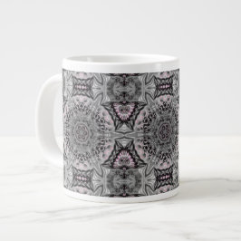 Caneca De Café Grande The Silver Fractal Garden