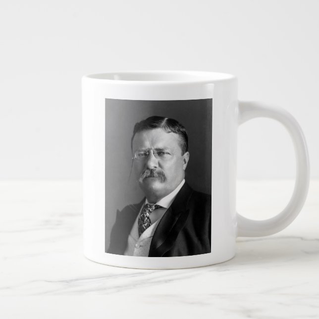 Caneca De Café Grande Theodore Roosevelt Teddy Presidente Republicano (Direita)