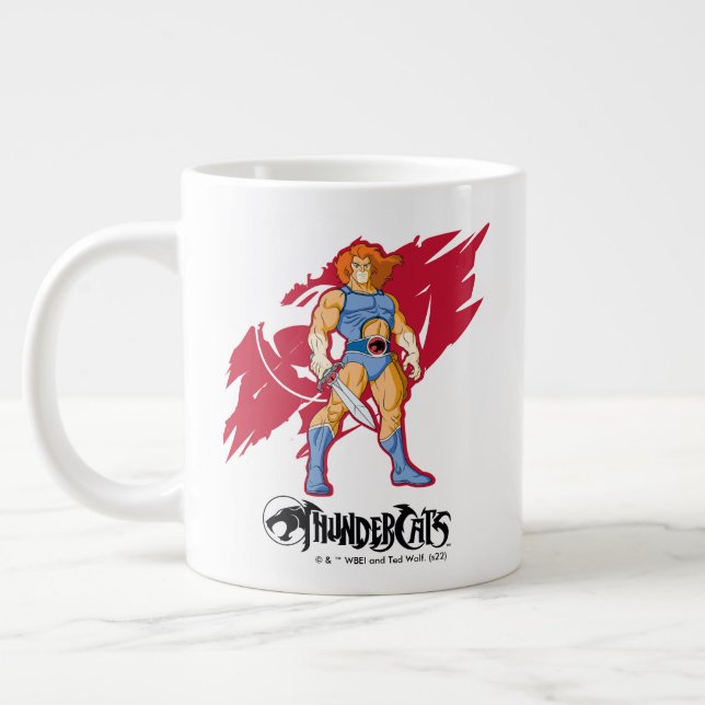 Caneca De Café Grande ThunderCats | Lion-O Character Graphic (Esquerda)