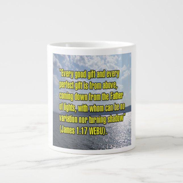 Caneca De Café Grande Tiago 1:17 WEBU Mug (Frente)