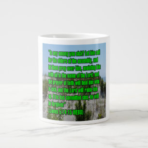 Caneca De Café Grande Tiago 5:14-15 WEBU Mug