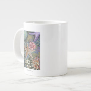 Caneca De Café Grande Tidepool de costa do Oregon