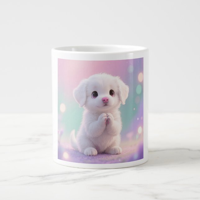 Caneca De Café Grande Tierno perrito (Frente)