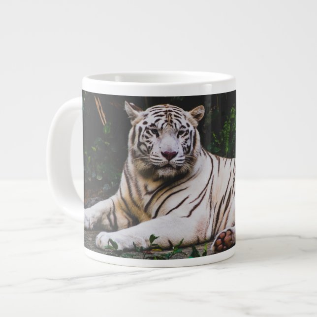 Caneca De Café Grande Tigre (Frente Esquerda)
