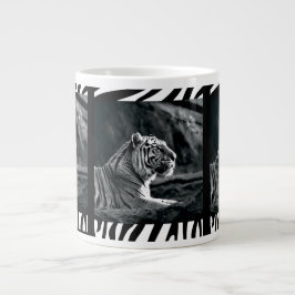 Caneca De Café Grande Tigre branco