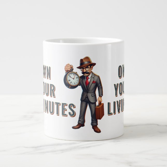 Caneca De Café Grande Time Boss (Frente)