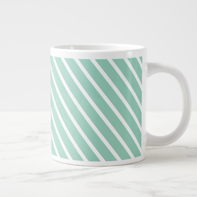 Caneca De Café Grande Tiras em cascata de chá simples (Direita)
