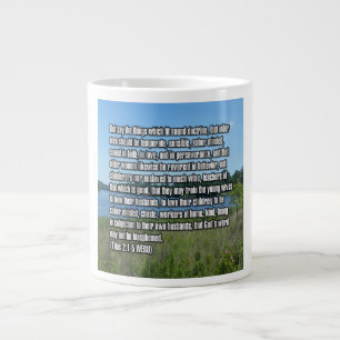 Caneca De Café Grande Tito 2:1-5 WEBU Mug