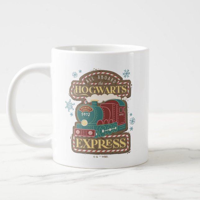 Caneca De Café Grande Todos a bordo do cookie de Natal Express HOGWARTS™ (Esquerda)