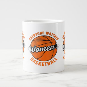 Caneca De Café Grande Todos Assistem ao Clássico dos Esportes Femininos