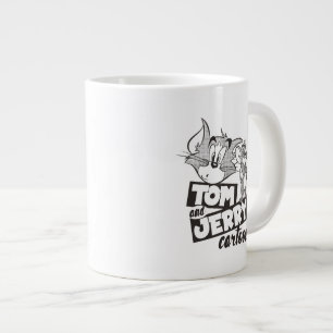 Caneca De Café Grande Tom E Jerry Cartoon Tom E Jerry