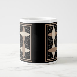 Caneca De Café Grande Tom em preto
