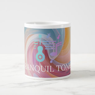 Caneca De Café Grande Tons Tranquilos: Pastel ASMR