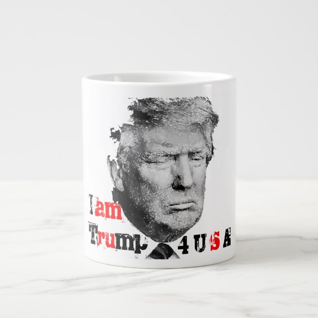 Caneca De Café Grande Tornar o Excelente da América novamente (Frente)