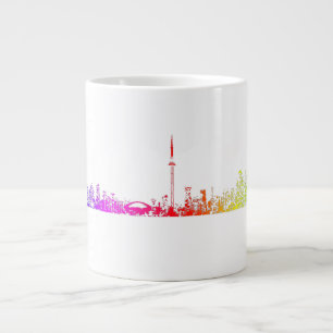 Caneca De Café Grande Toronto Rainbow