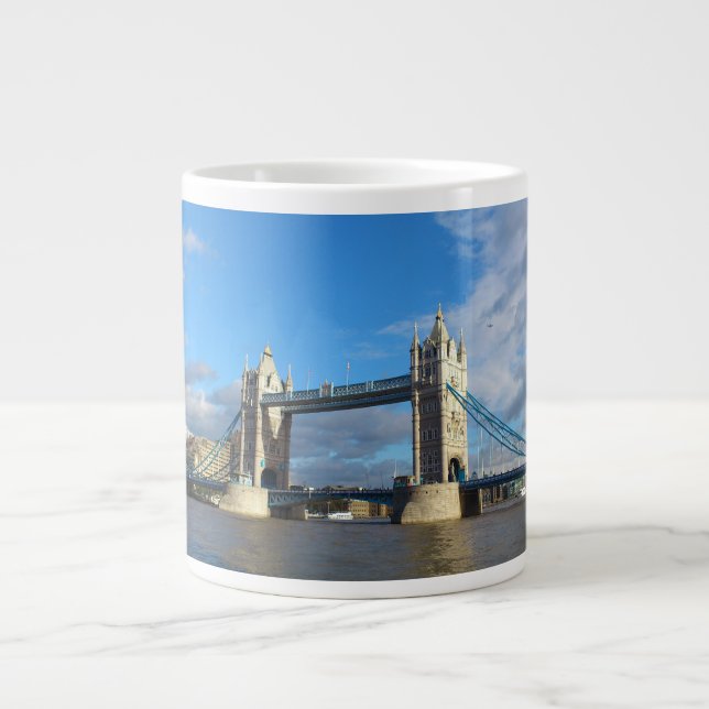 Caneca De Café Grande Torre Bridge-Mugs. (Frente)
