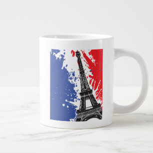 Caneca De Café Grande Torre Eiffel  Paris, França  Pavilhão