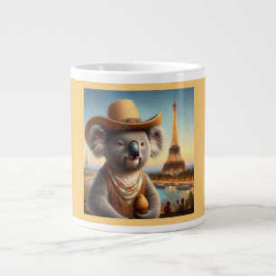 Caneca De Café Grande Torre Koala Eiffel