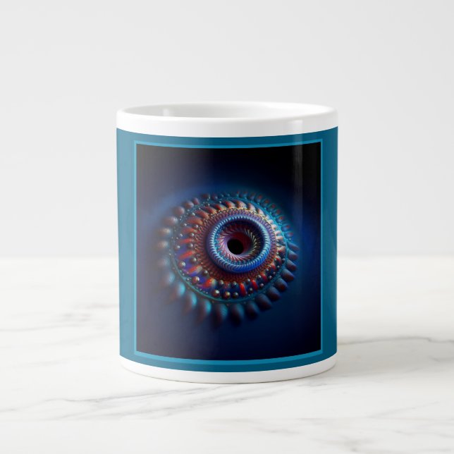 Caneca De Café Grande Torus Wormhole (Frente)
