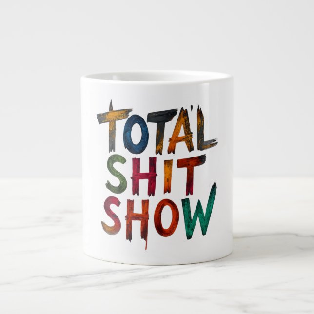 Caneca De Café Grande Total Shitshow  (Frente)