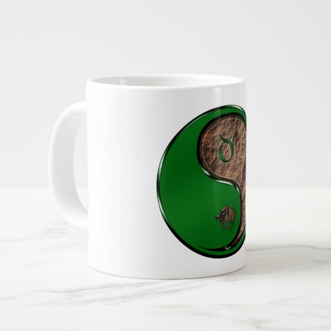 Caneca De Café Grande Touro (Frente Esquerda)