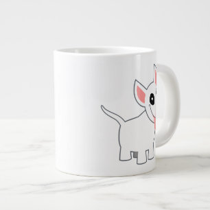 Caneca De Café Grande Touro de cartoon bonito Terrier Jumbo Mug