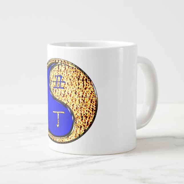 Caneca De Café Grande Touro de Fogo (Frente Esquerda)
