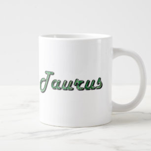 Caneca De Café Grande Touro em Emerald Gemstone