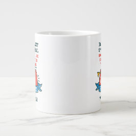 Caneca De Café Grande Trabalhador Postal Personalizado com Neve em Chuva