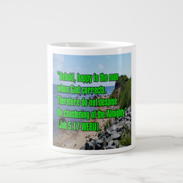 Caneca De Café Grande Trabalho 5:17 WEBU Mug (Frente)
