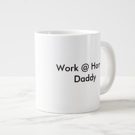 Caneca De Café Grande Trabalho No Pai Doméstico